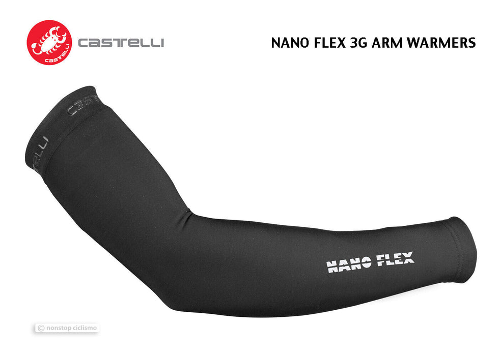 Castelli NANO FLEX 3G Arm Warmers : BLACK