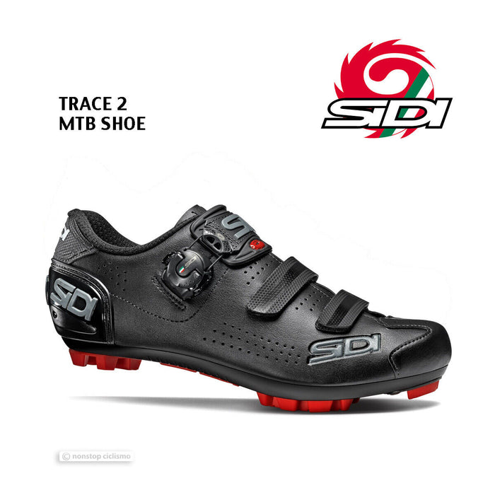 Sidi TRACE 2 MTB Shoes : BLACK/BLACK