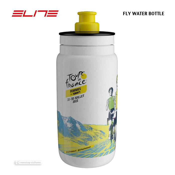 Elite 2023 TOUR DE FRANCE FEMMES FLY Water Bottle : 550 ml