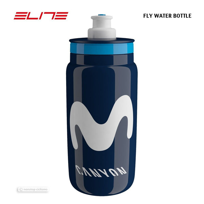 Elite 2023 MOVISTAR Team FLY Water Bottle : 550 ml