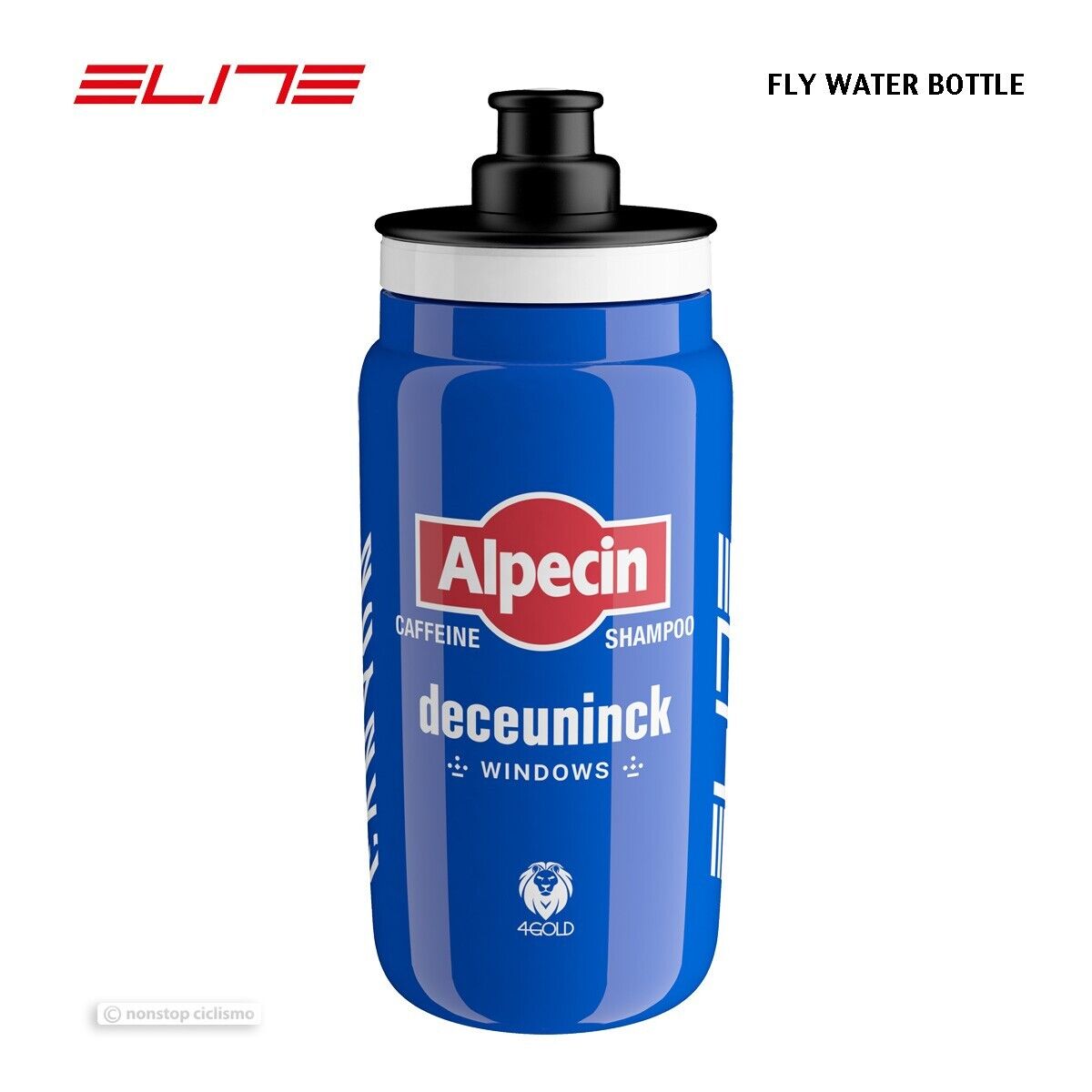 Elite 2023 ALPECIN DECEUNINCK Team FLY Water Bottle : 550 ml — Nonstop  Ciclismo Gear