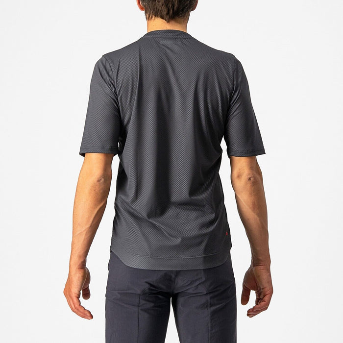 Castelli TRAIL TECH TEE Short Sleeve Ride Shirt : DARK GREY