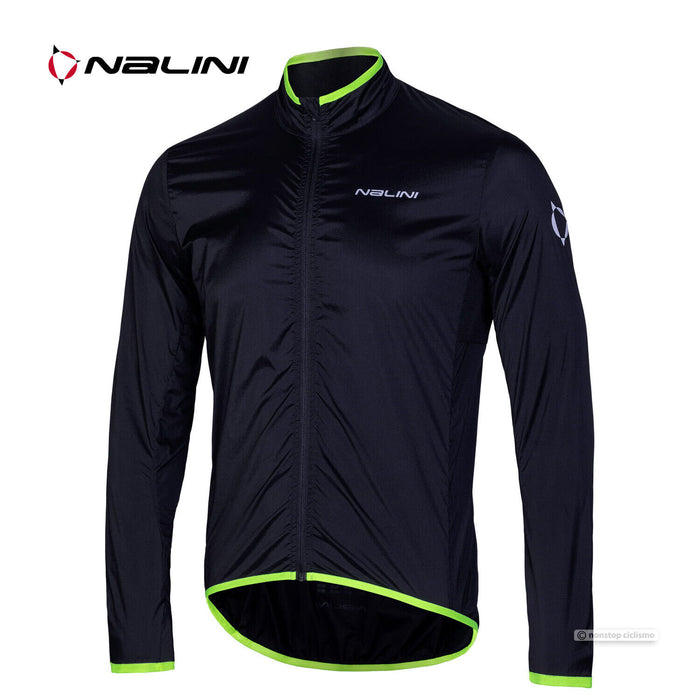 Nalini BRIZA Windproof Cycling Jacket : BLACK/NEON