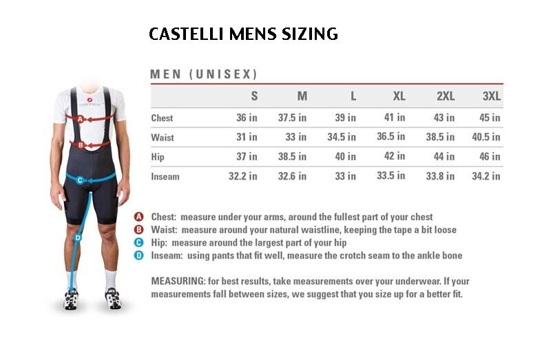 Castelli VELOCISSIMO 5 Bib Tights : BLACK/RED