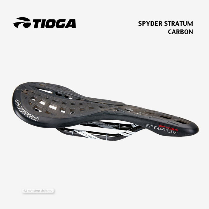 Tioga SPYDER STRATUM MTB Saddle : CARBON