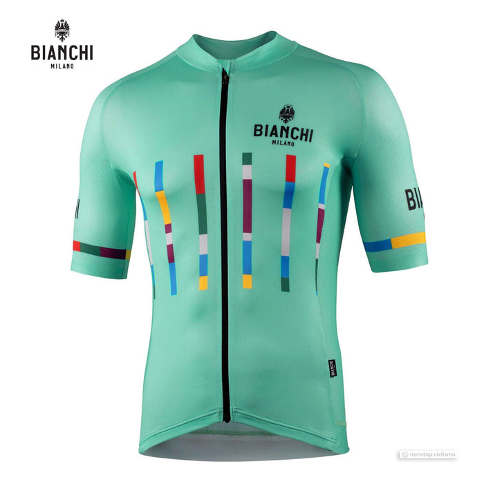 Bianchi Milano FANACO Short Sleeve Jersey : CELESTE