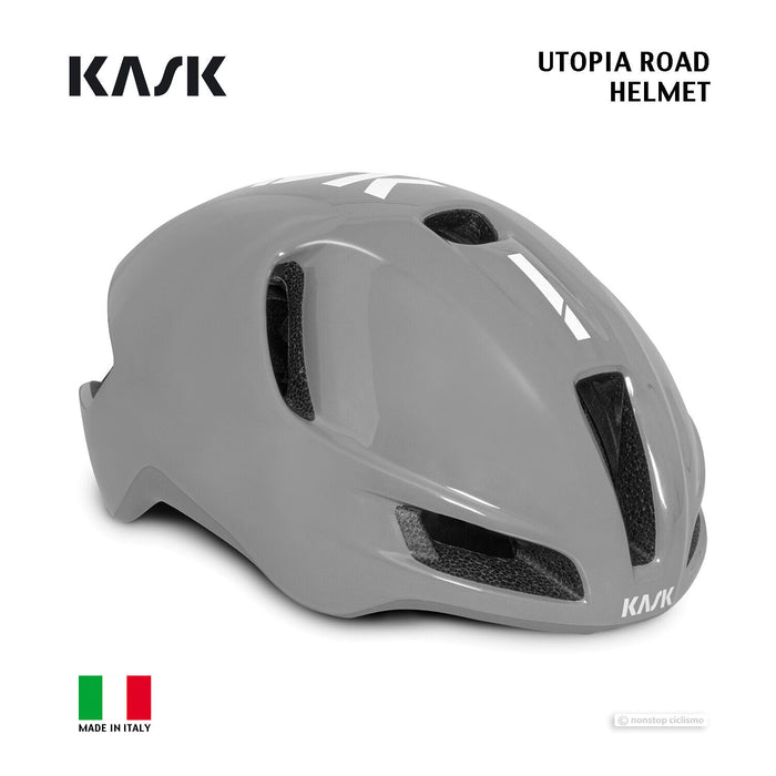 Kask UTOPIA Aero Road Cycling Helmet : ASH GREY