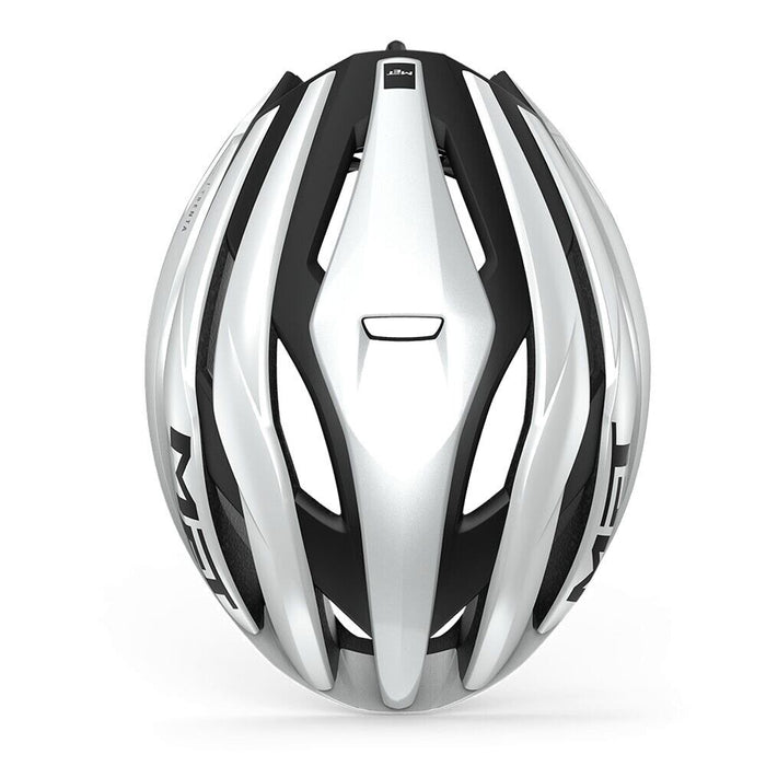 MET TRENTA MIPS Road Helmet : WHITE/BLACK MATTE/GLOSSY