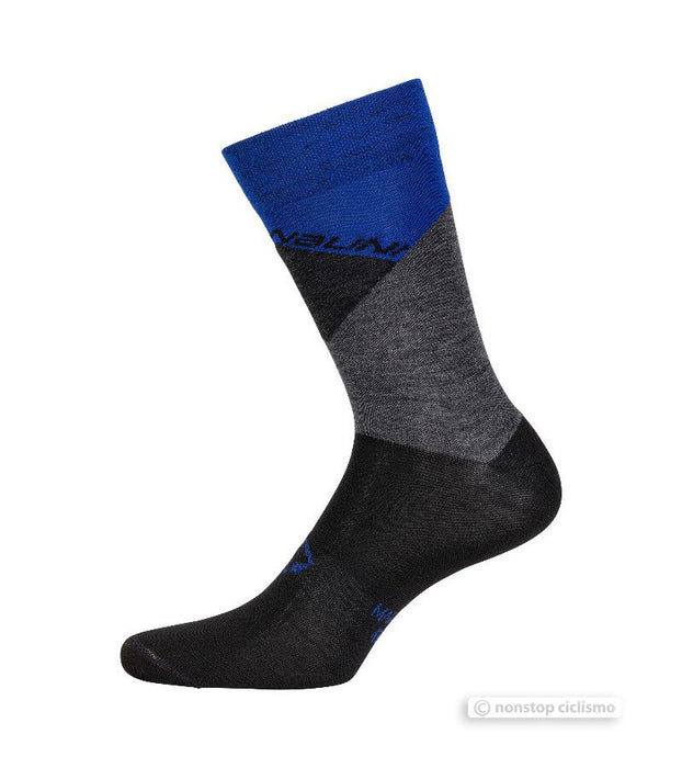 Nalini PRO CRIT Merino Wool Socks BLACK/BLUE