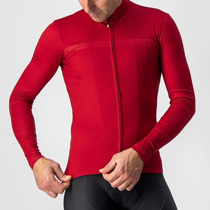 Castelli PRO THERMAL MID Long Sleeve Jersey : PRO RED