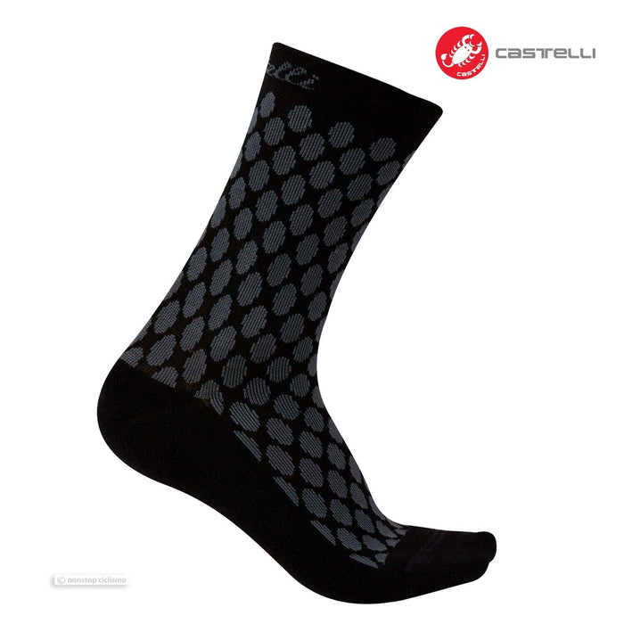 Castelli SFIDA 13 Womens Socks : BLACK/DARK GREY