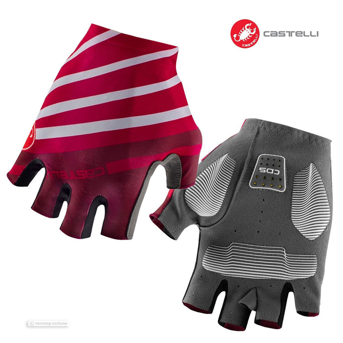 Castelli COMPETIZIONE 2 Gloves : BORDEAUX/PERSIAN RED