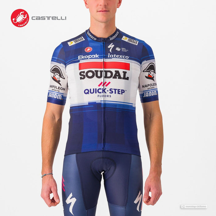 Castelli SOUDAL QUICKSTEP 2023 Pro Team COMPETIZIONE 2 Jersey Castelli SOUDAL QUICKSTEP 2023 Pro Team COMPETIZIONE 2 Jersey