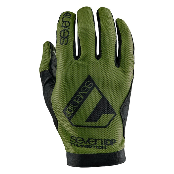 7iDP TRANSITION MTB Long Finger Gloves : ARMY GREEN