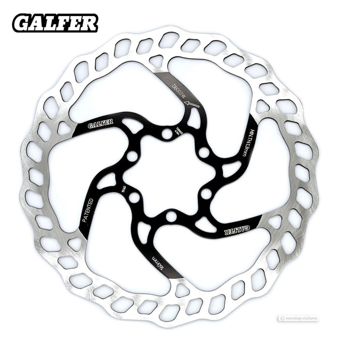 Galfer FIXED WAVE 6 Bolt Disc Brake Rotor : 160 mm 1.8 mm DB002W