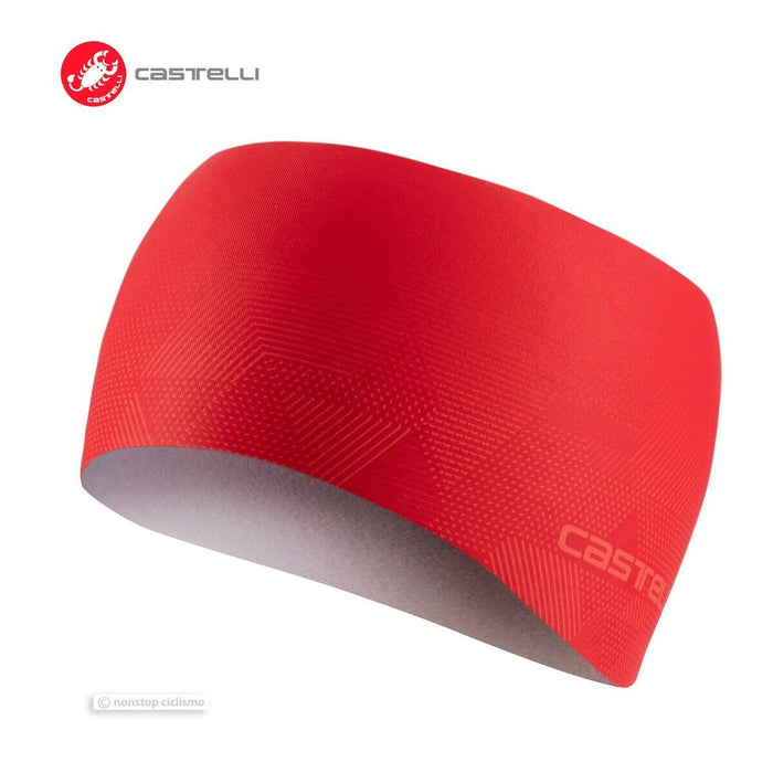 NEW Castelli PRO THERMAL Winter Cycling Head Band : RED