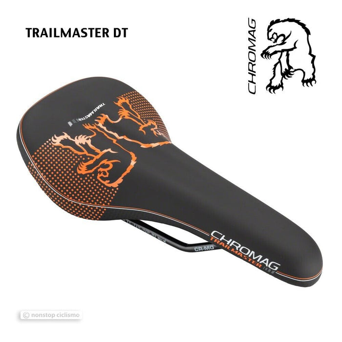 Chromag TRAILMASTER DT Saddle : BLACK/ORANGE
