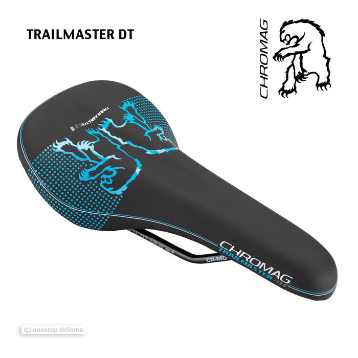 Chromag TRAILMASTER DT Saddle : BLACK/CYAN
