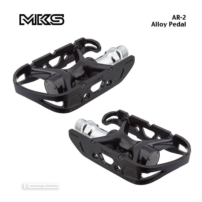 MKS AR-2 Touring Pedals : 9/16" BLACK