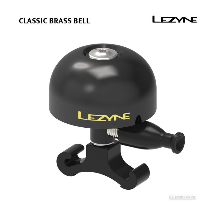 Lezyne CLASSIC BRASS BELL : MEDIUM BLACK