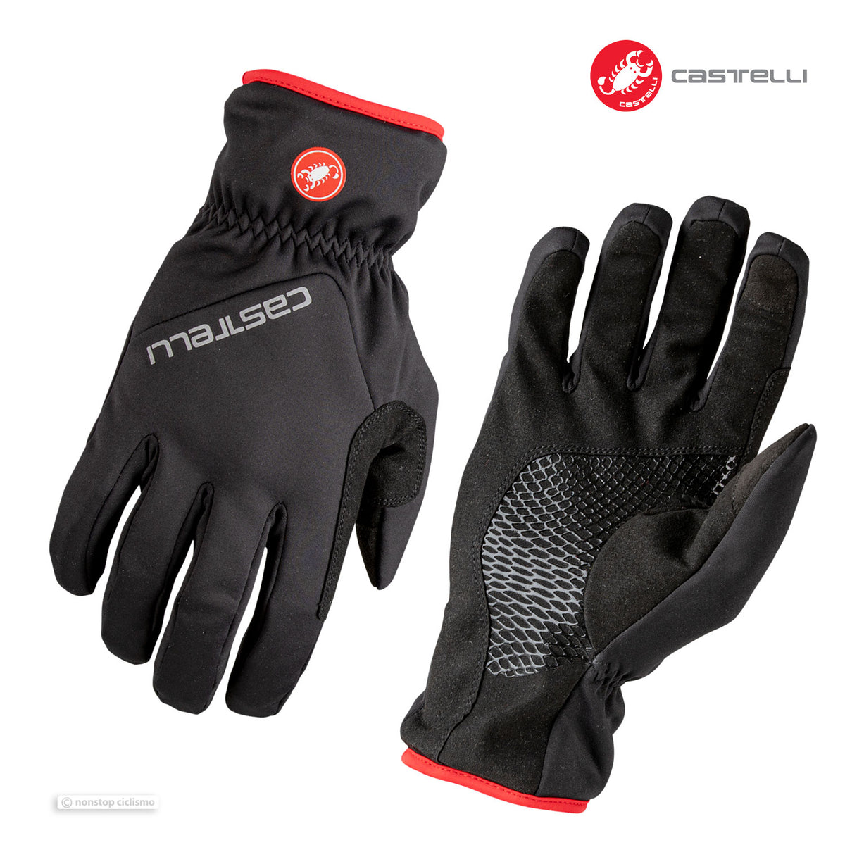CASTELLI ENTRATA THERMAL WINTER GLOVES : Black