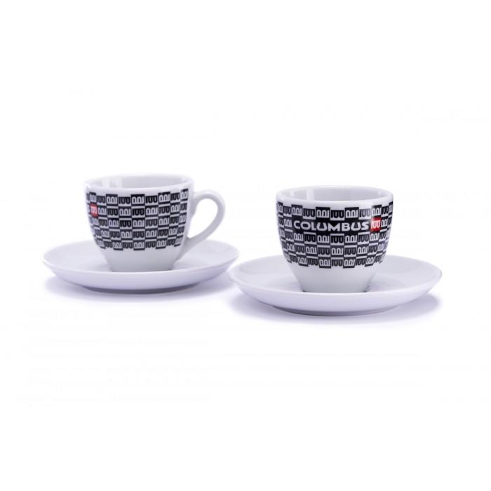 Cappuccino Cups and Saucers, Set of 2