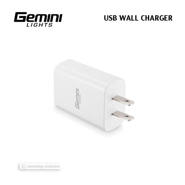 Gemini Lights 10W USB Wall Charger