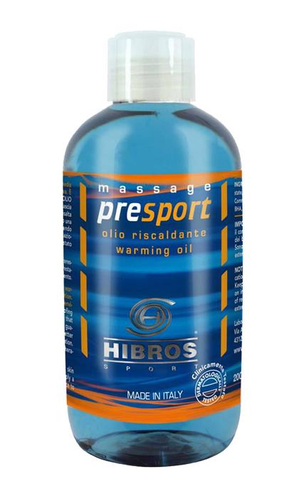 Hibros Pre Sport Warming Massage Oil Medium 200ml