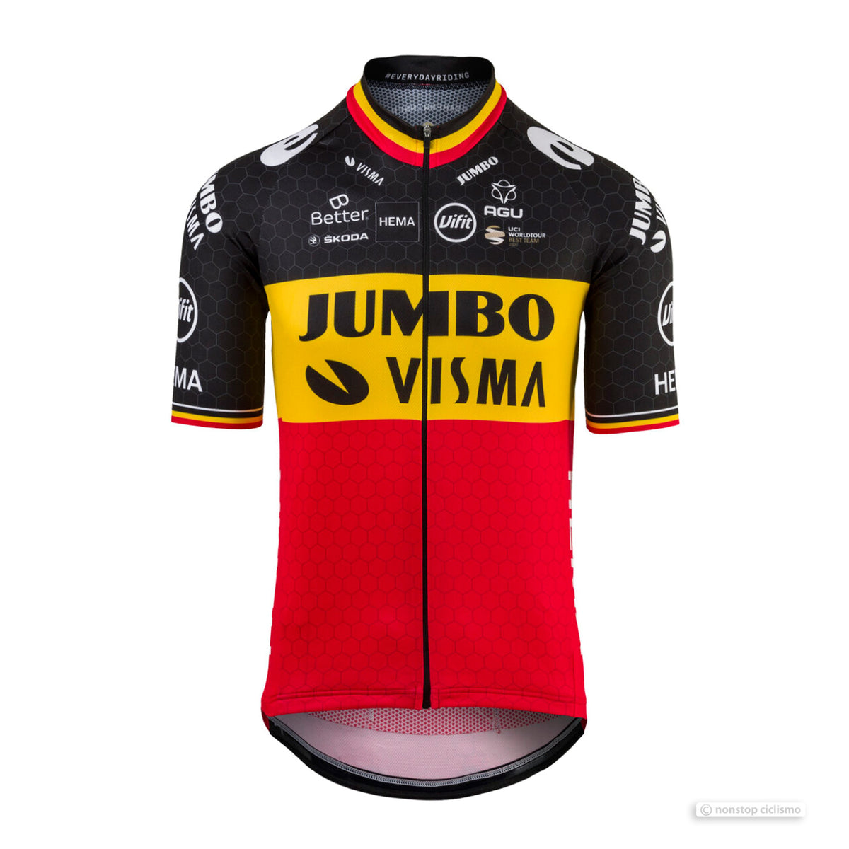 JUMBO-VISMA 2021 BELGIAN CHAMPION PRO TEAM JERSEY 