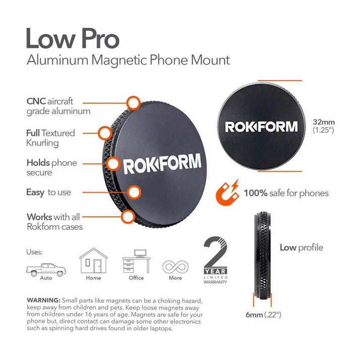 ROKFORM LOW PRO MAGNETIC DASH MOUNT