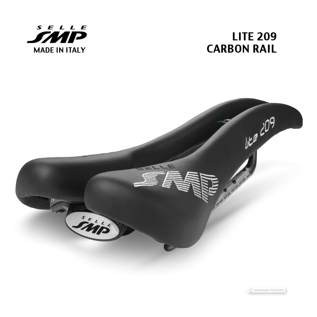 SELLE SMP LITE 209 CARBON RAIL SADDLE — Nonstop Ciclismo Gear