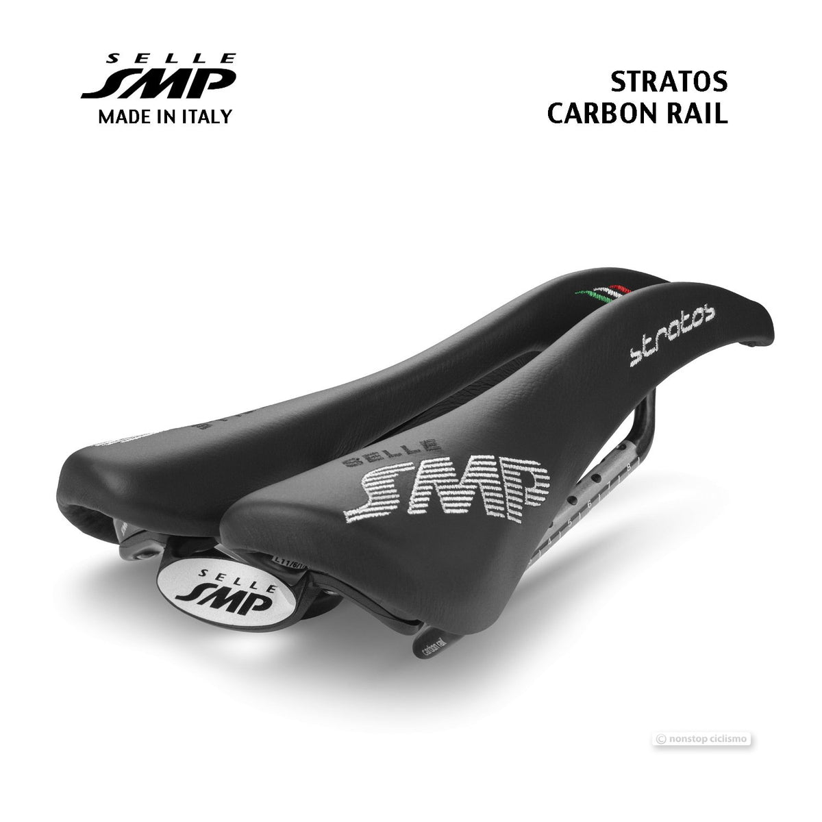 SELLE SMP STRATOS CARBON RAIL SADDLE — Nonstop Ciclismo Gear