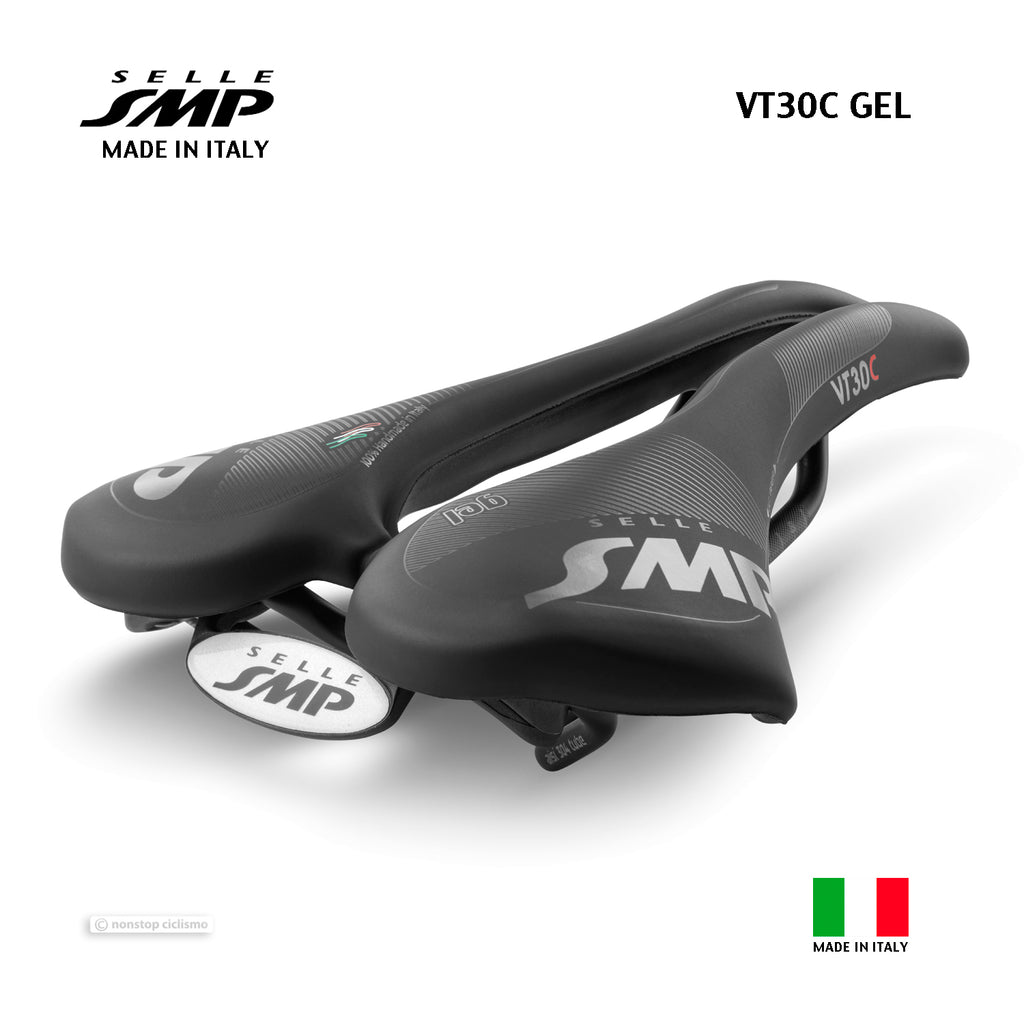 Selle SMP VT30C GEL SADDLE : BLACK — Nonstop Ciclismo Gear