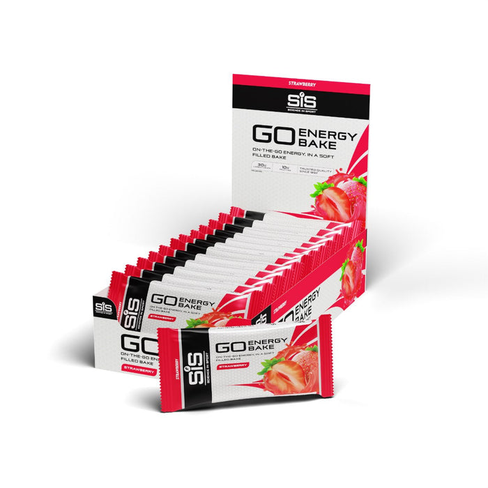 SIS Go Energy Bakes 50g 12 Pack Strawberry