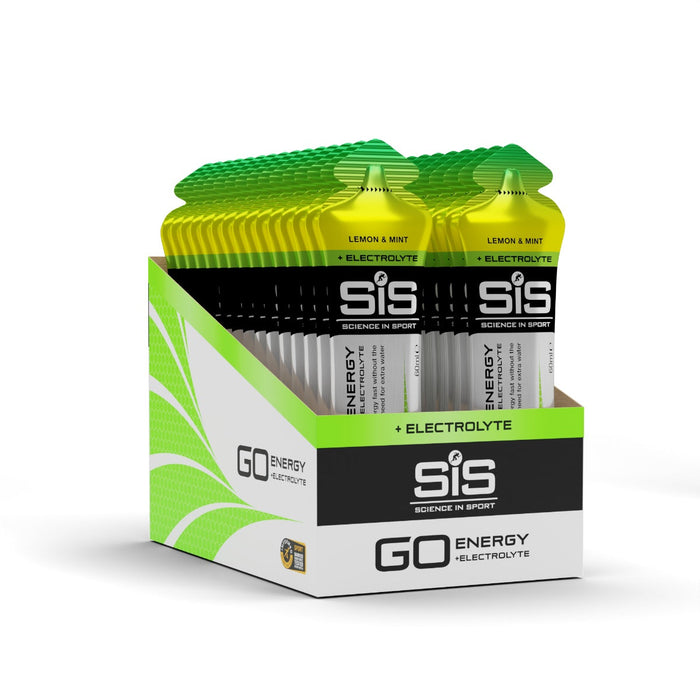 SIS Go Energy + Electrolyte Gel 60ml 30 Pack Lemon & Mint